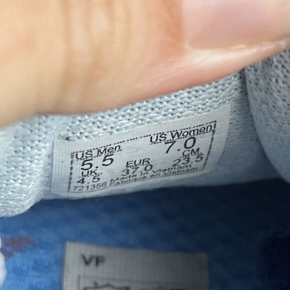 Vans Womens Size 7 Evdnt Ultimate Translucent Delicate Blue Lace Up Sneakers - Picture 10 of 10